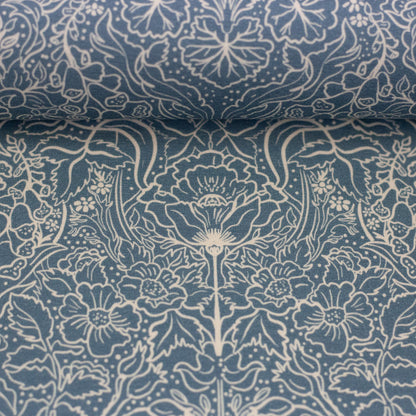 Jersey Autumn Damask by Bienvenido Colorido- swafing