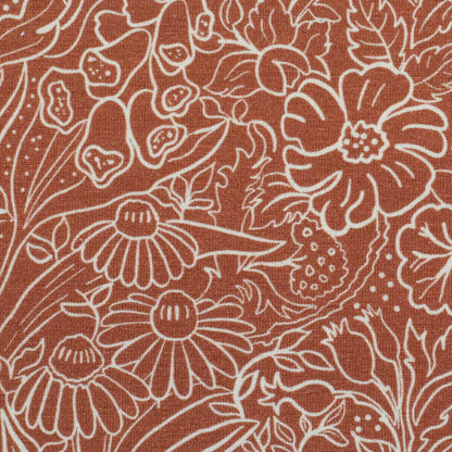 Jersey Autumn Damask by Bienvenido Colorido- swafing