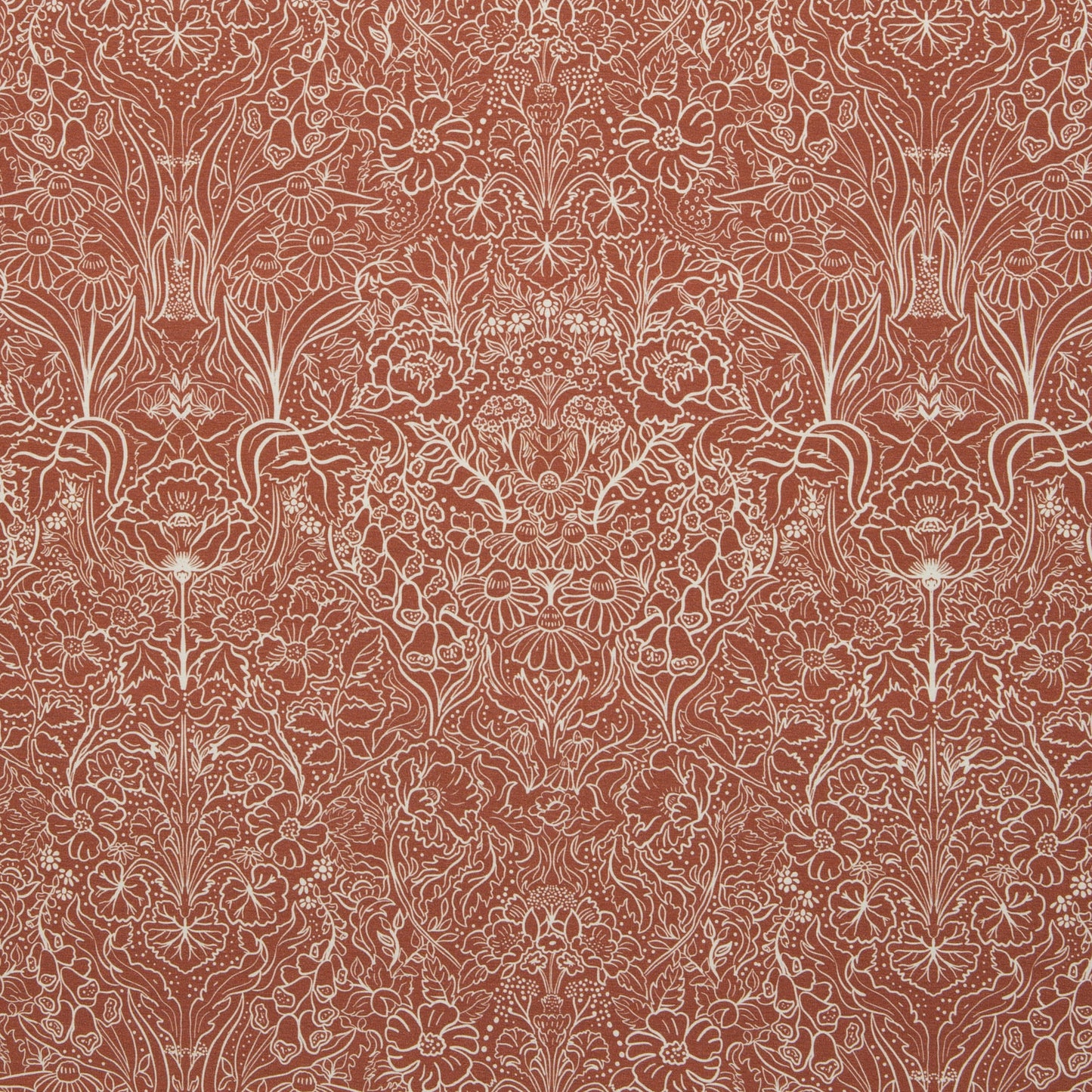 Jersey Autumn Damask by Bienvenido Colorido- swafing