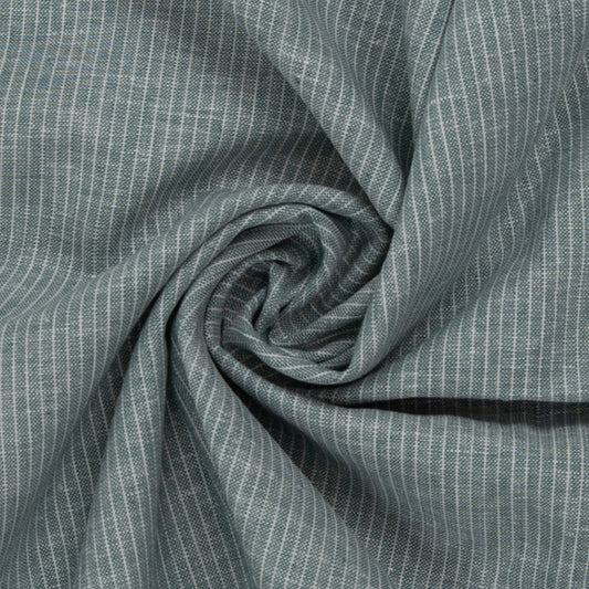 Leinengemisch „Paul – Nadelstreifen mintgrün“ – Swafing