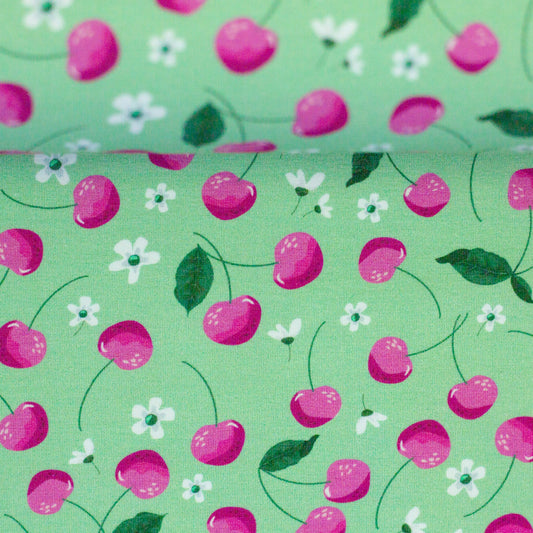 Baumwolljersey „Melody“ – von Swafing mit Kirschen