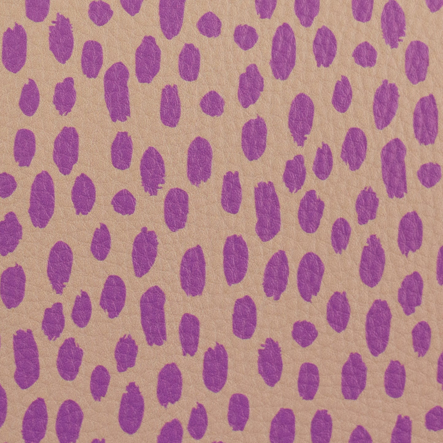 Kunstleder „Brush & Wild Dots“ by Cherry Picking mit modernem handgemaltem Tupfendesign in verschiedenen Farbvarianten – perfekt für Taschen, Accessoires und Wohnprojekte.