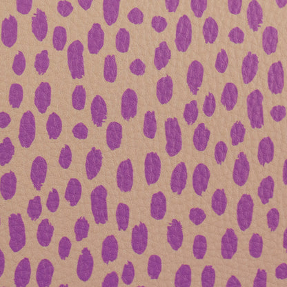 Kunstleder „Brush & Wild Dots“ by Cherry Picking mit modernem handgemaltem Tupfendesign in verschiedenen Farbvarianten – perfekt für Taschen, Accessoires und Wohnprojekte.