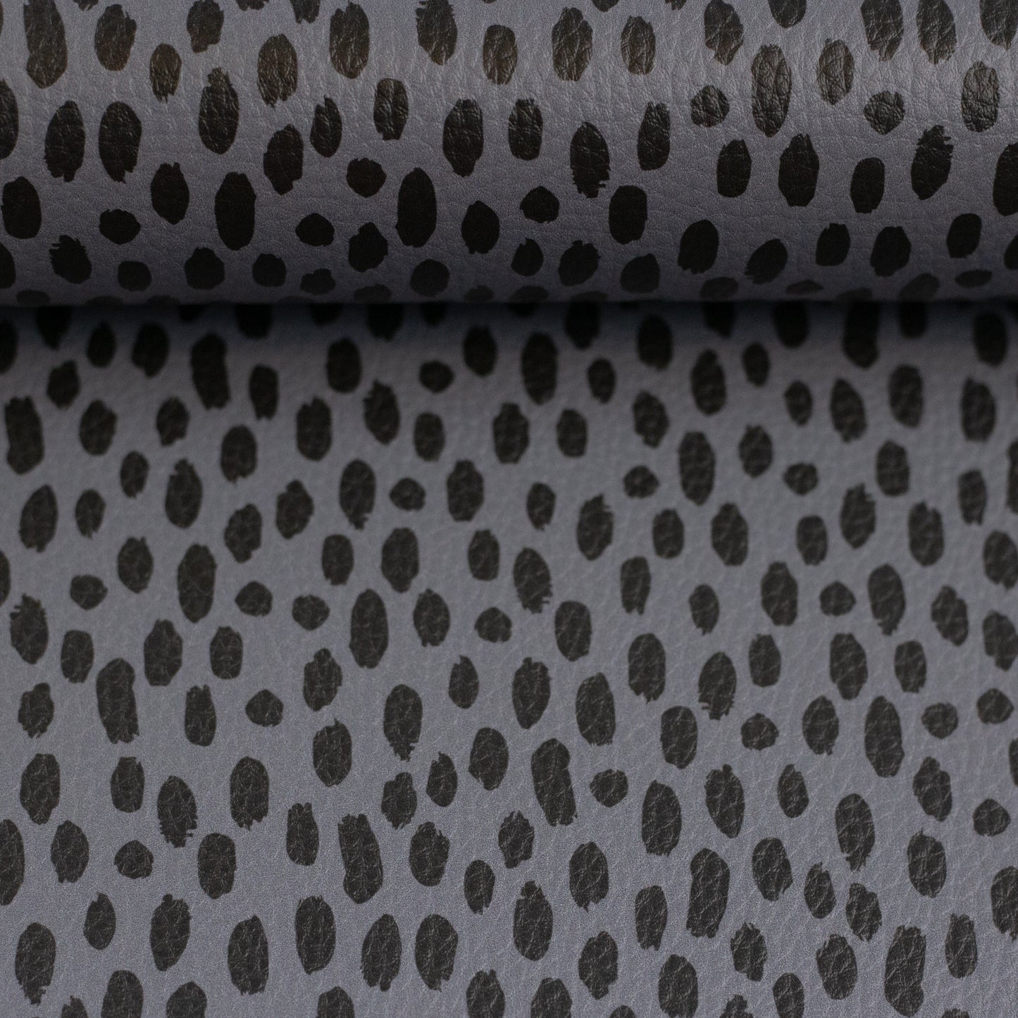 Kunstleder „Brush & Wild Dots“ by Cherry Picking mit modernem handgemaltem Tupfendesign in verschiedenen Farbvarianten – perfekt für Taschen, Accessoires und Wohnprojekte.