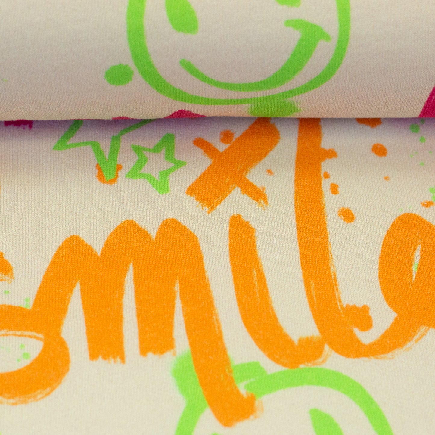 Sweat "Happy Smile by Christiane Zielinski"- Graffiti, Sweat angeraut