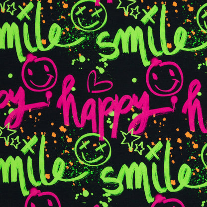 Sweat "Happy Smile by Christiane Zielinski"- Graffiti, Sweat angeraut