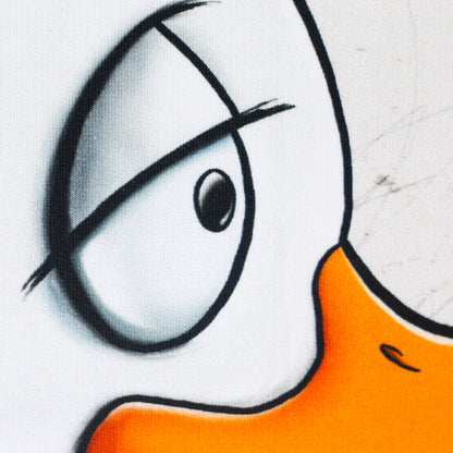 Panel French Terry "Cheeky Animals  Ente", naturweiß