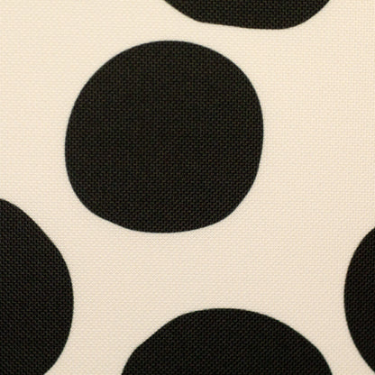 Oxfordgewebe "Big Dots"- Colourful Collection by Cherry Picking, hellbeige/schwarz