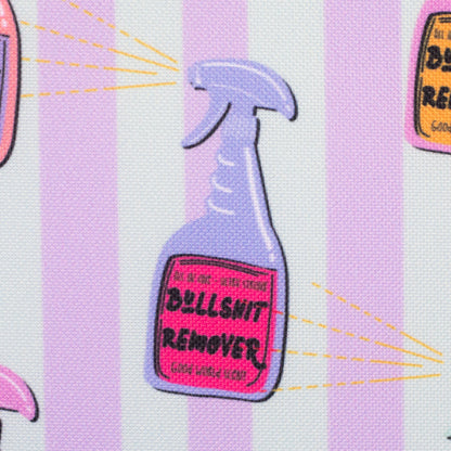 Oxfordgewebe "Bullshitremover"- Colourful Collection by Cherry Picking