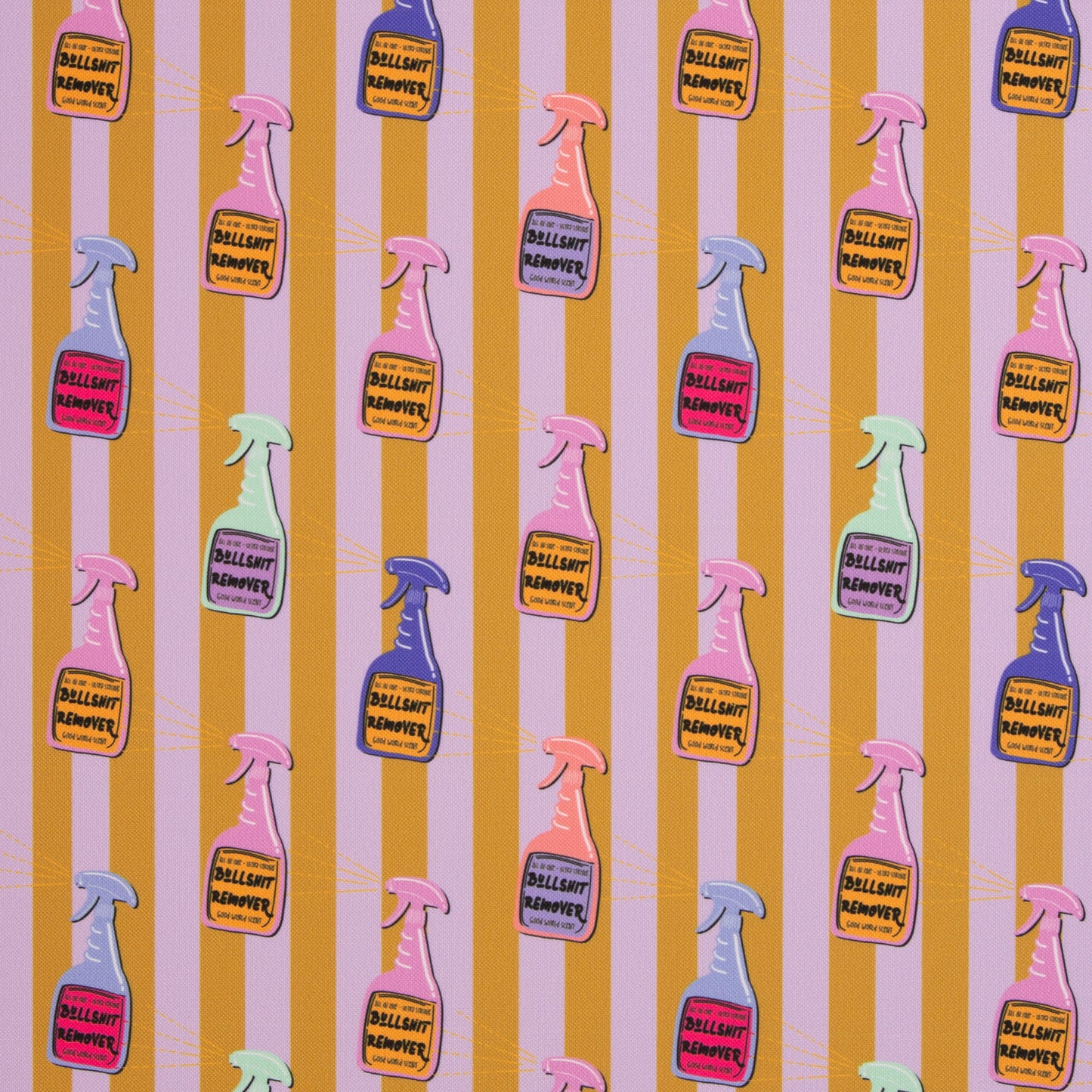 Oxfordgewebe "Bullshitremover"- Colourful Collection by Cherry Picking