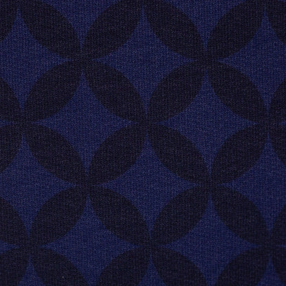 Panel Kombi-Sweat "Chillmas Club  Weihnachtsmann Geometrisches Muster, dunkelblau"- Thorsten Berger