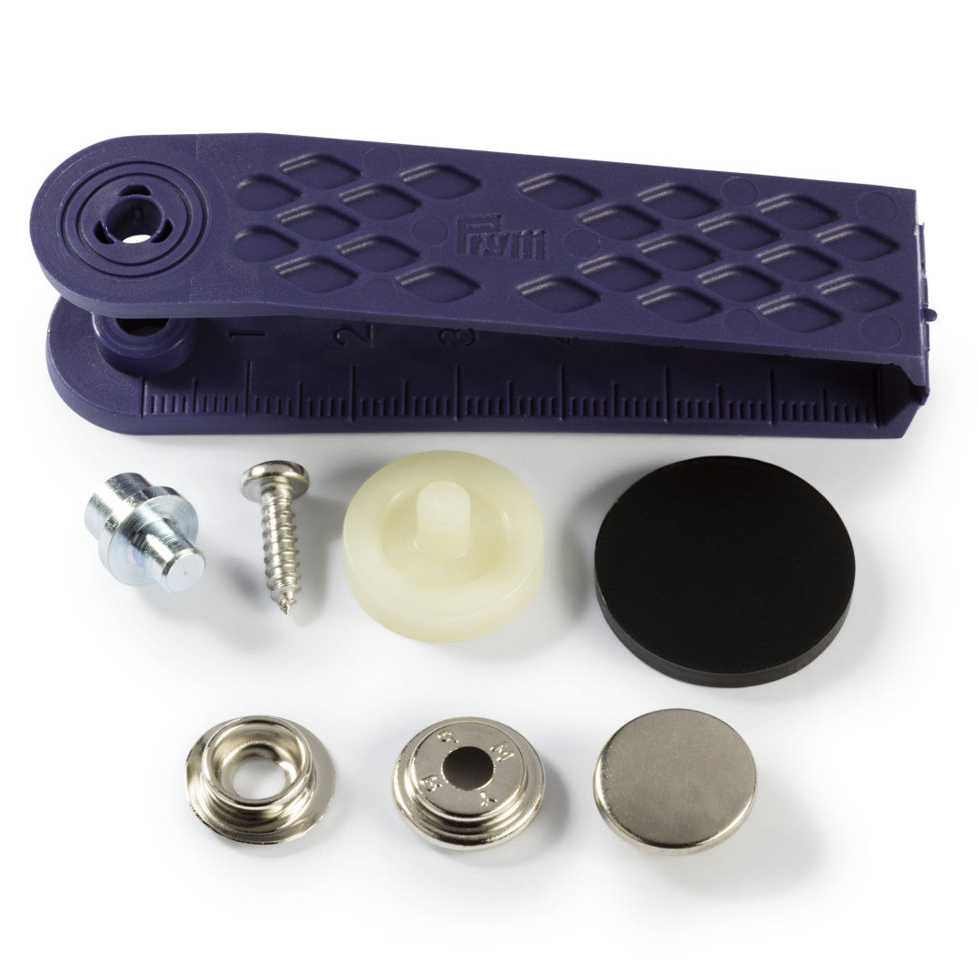 Nähfrei-Druckknöpfe "Yacht & Caravan", anschraubbar