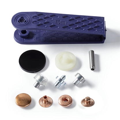 Nähfrei-Druckknopf Anorak, 15mm, kupferfarbig