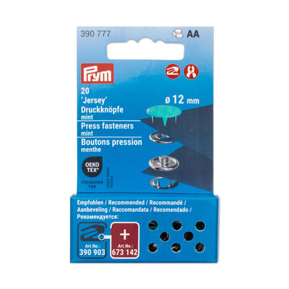 Druckknöpfe Jersey, 12 mm bunt (11Farben)