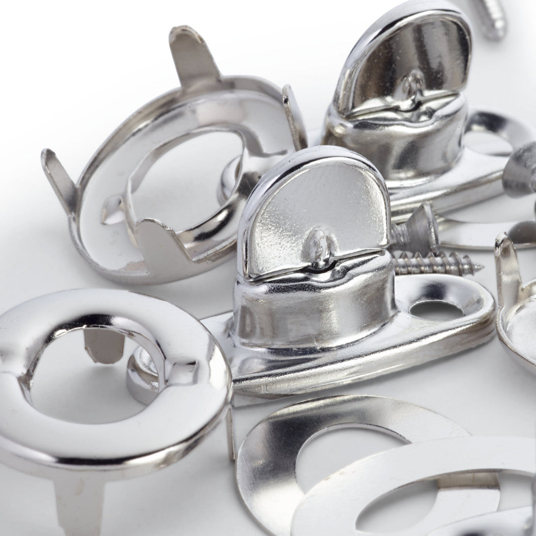 Drehverschlüsse, 33mm, silberfarbig