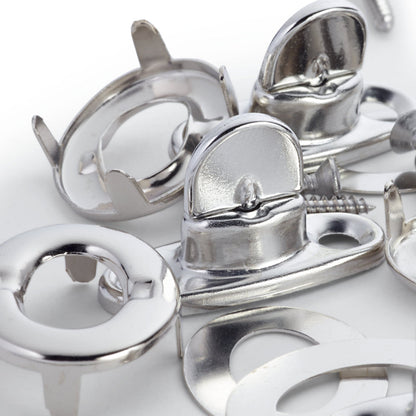 Drehverschlüsse, 33mm, silberfarbig