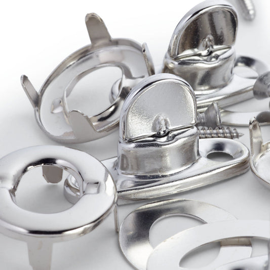 Drehverschlüsse, 33mm, silberfarbig