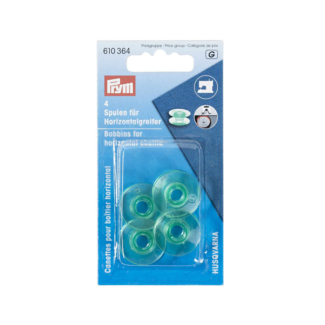 Nähmaschinenspulen, Horizontalgreifer, 21,6mm