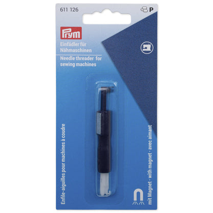 Einfädler für Nähmaschine, mit Magnet