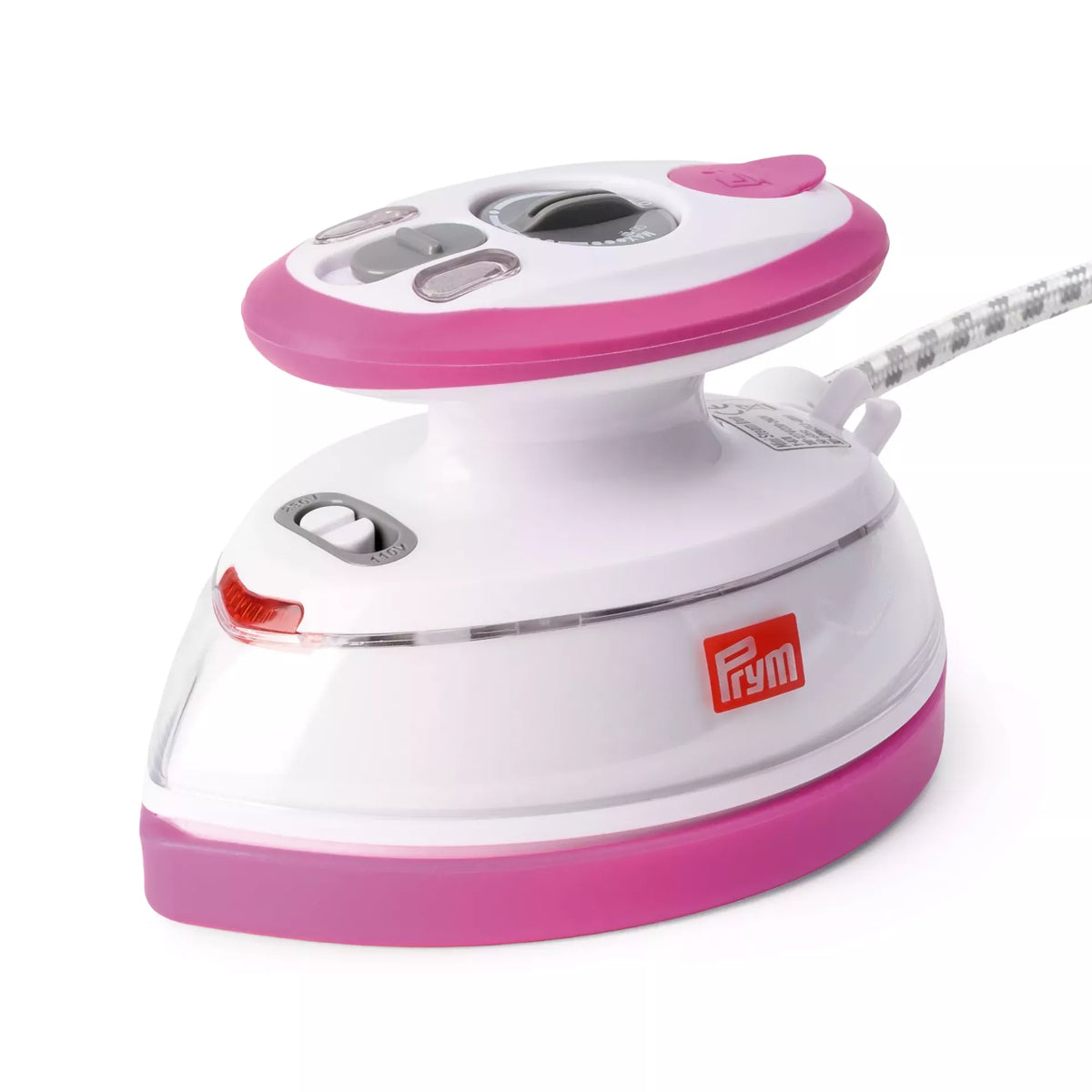 Dampfbügeleisen MINI Set, pink, mit Euro-Schuko-Stecker
