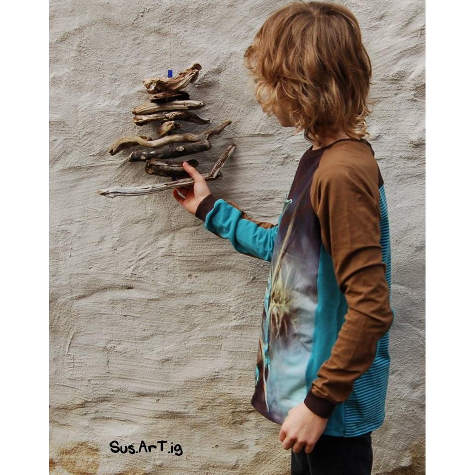 „Enfant Sportif“- das raffinierte Shirt mit dem Seitenstreifen für Kinder