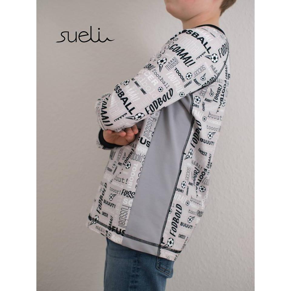 „Enfant Sportif“- das raffinierte Shirt mit dem Seitenstreifen für Kinder