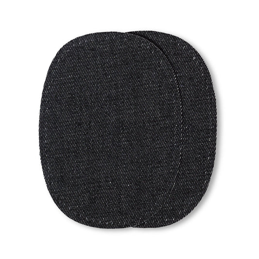 Patches Jeans, aufbügelbar, 10 x 14cm, schwarz