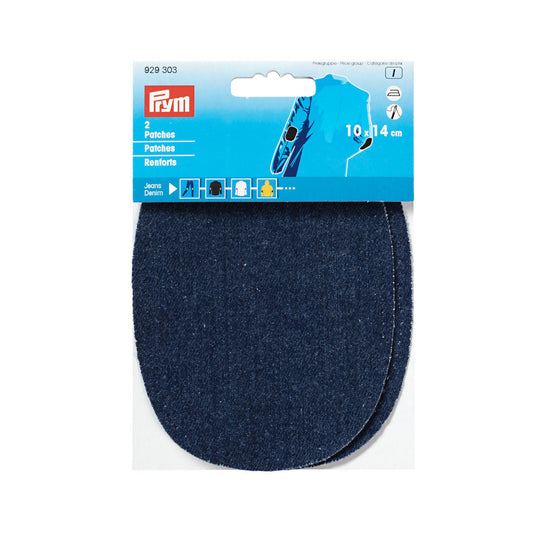 Patches Jeans, aufbügelbar, 10 x 14cm, dunkelblau