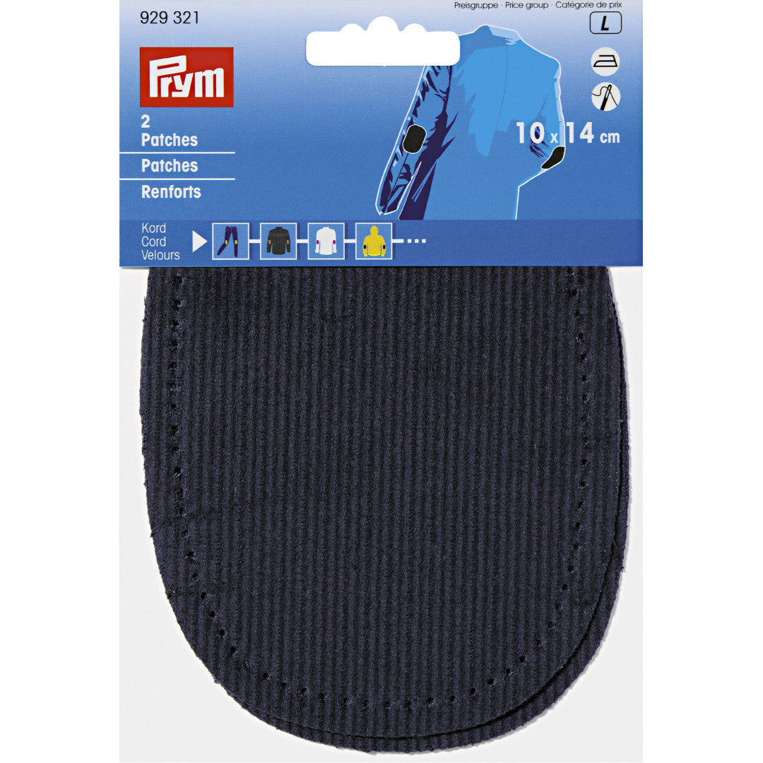 Patches Kord, aufbügelbar, 10 x 14cm, marine