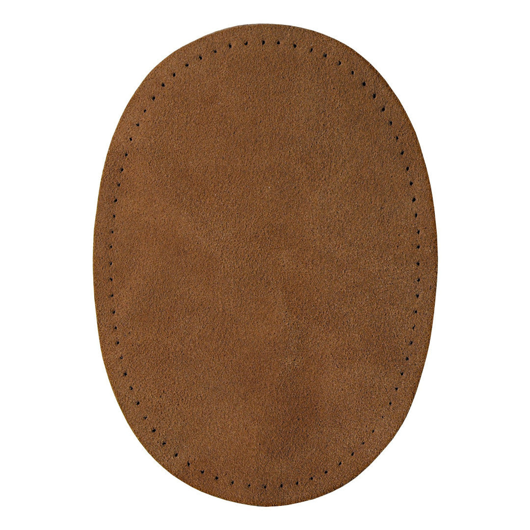Patches Veloursleder, zum Aufnähen, 10 x 14cm, camel