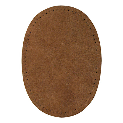 Patches Veloursleder, zum Aufnähen, 10 x 14cm, camel