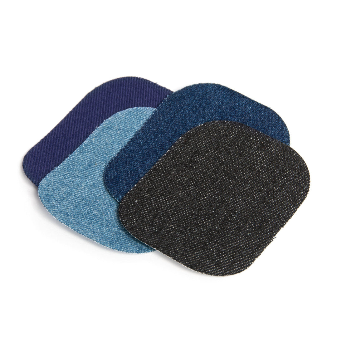 Patches "Mini", Jeans, aufbügelbar, sortiert