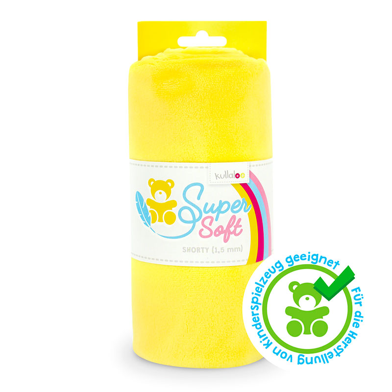Kullaloo Plüschstoff Shorty uni 1,5mm