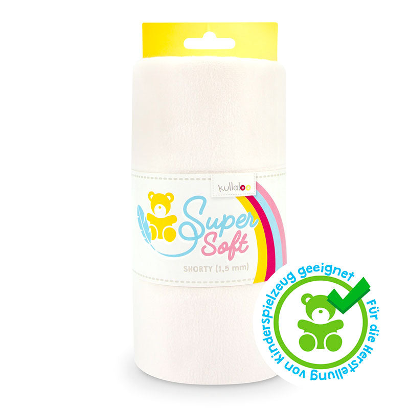 Kullaloo Plüschstoff Shorty uni 1,5mm