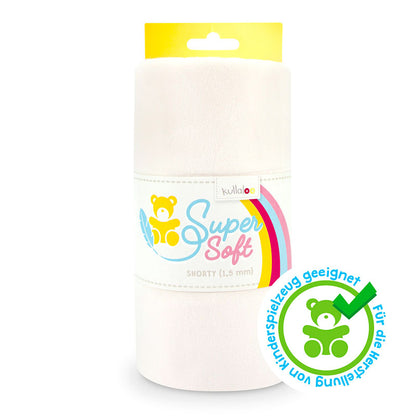 Kullaloo Plüschstoff Shorty uni 1,5mm