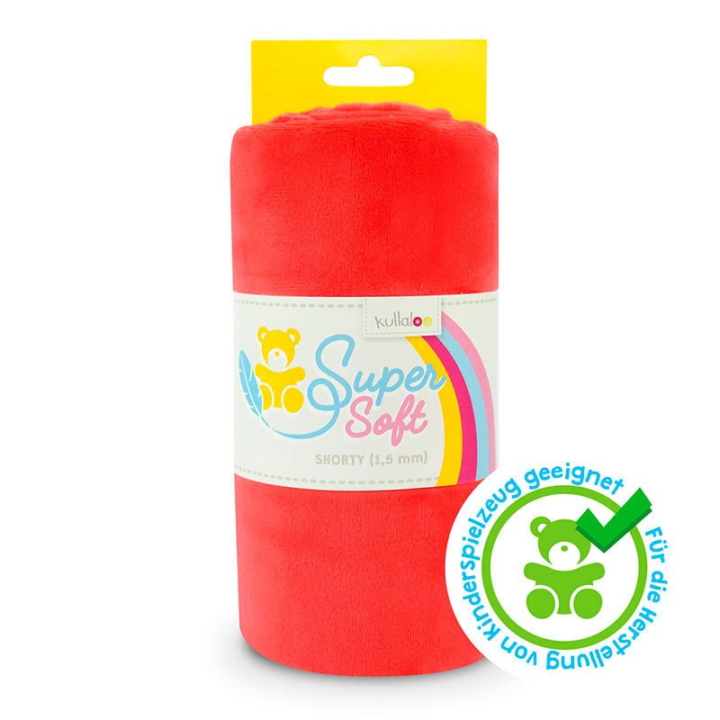 Kullaloo Plüschstoff Shorty uni 1,5mm