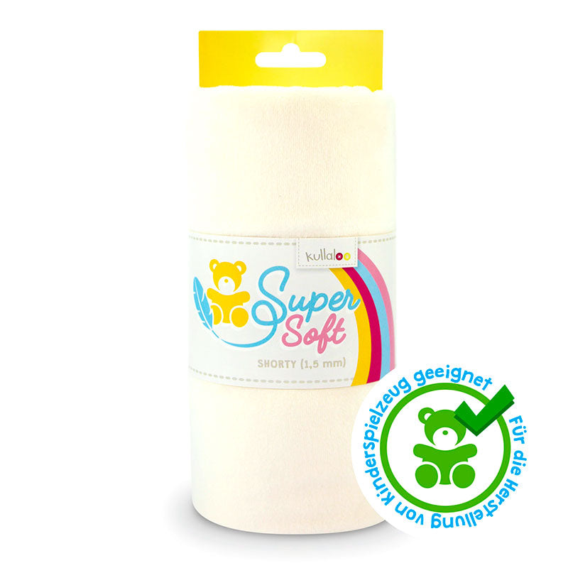 Kullaloo Plüschstoff Shorty uni 1,5mm