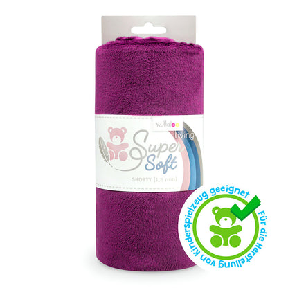 Kullaloo Plüschstoff Shorty uni 1,5mm