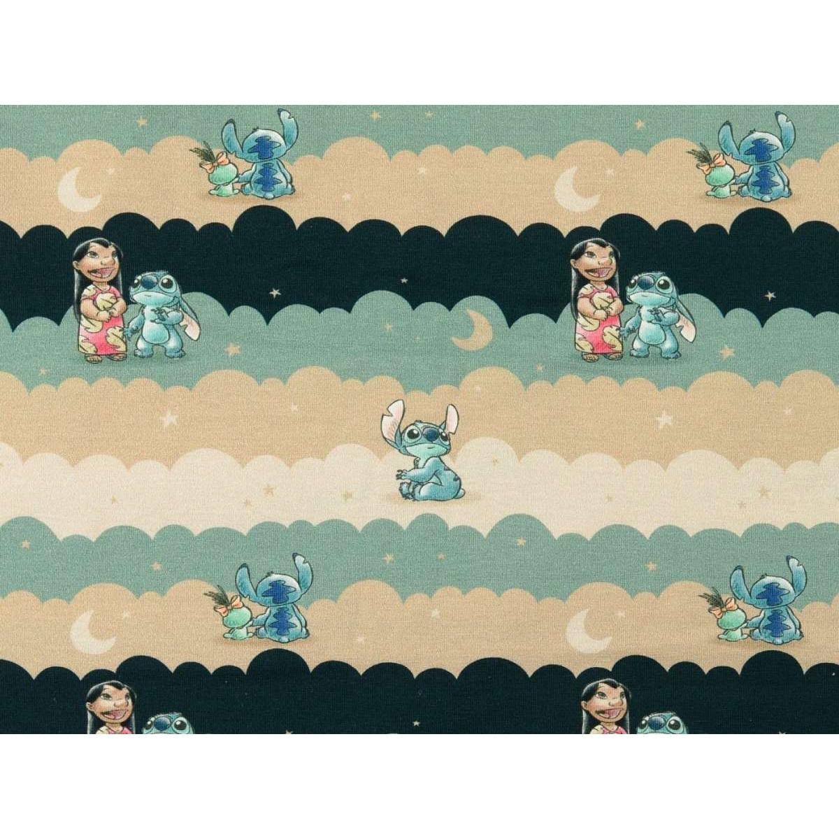 Baumwoll Jersey Digitaldruck "Lilo & Stitch"