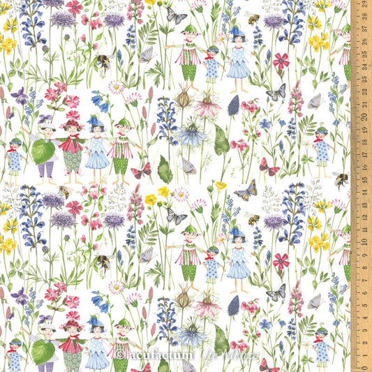 Baumwollstoff „Blumenkinder“ – Kerstin Heß | acufactum