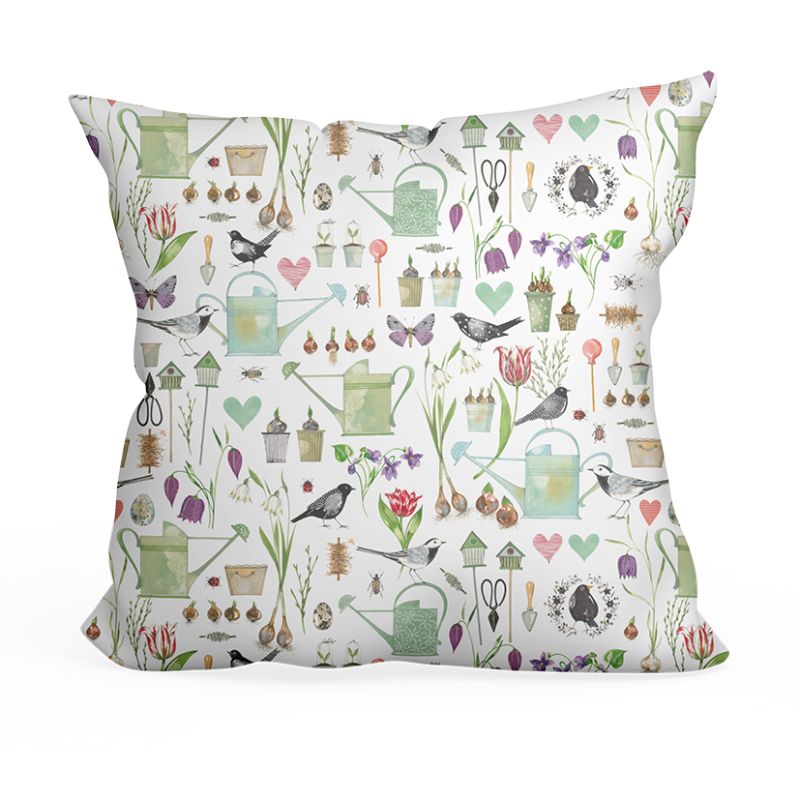 Baumwollstoff „Gartenpoesie“ – Kerstin Heß | acufactum