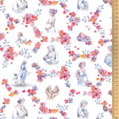 Baumwollstoff "Sei Willkommen"- acufactum