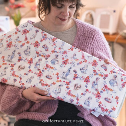 Baumwollstoff "Sei Willkommen"- acufactum