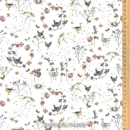 Baumwollstoff "Landhausromantik"- acufactum