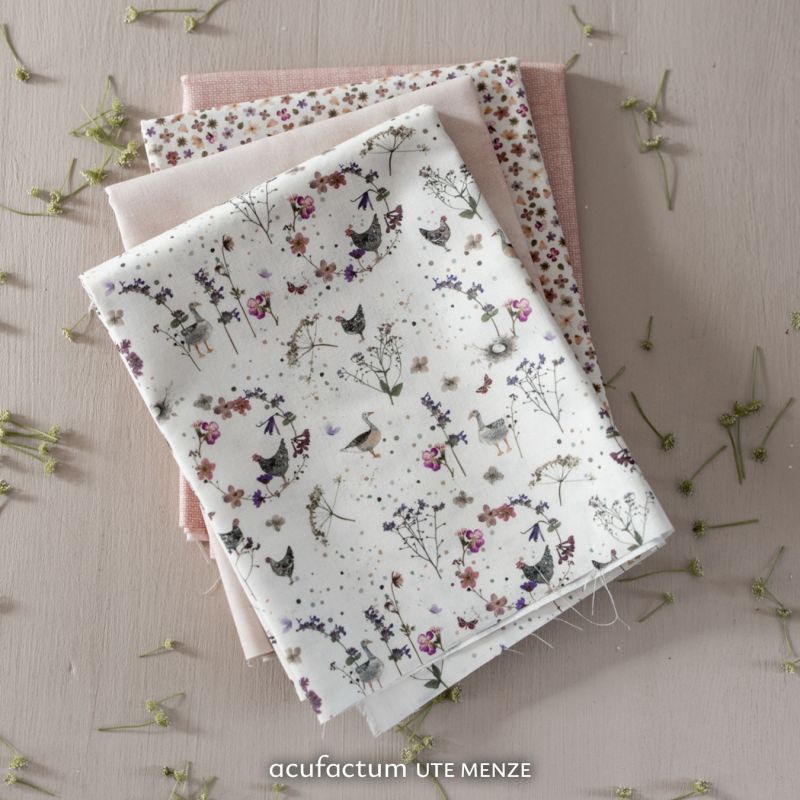 Baumwollstoff "Landhausromantik"- acufactum