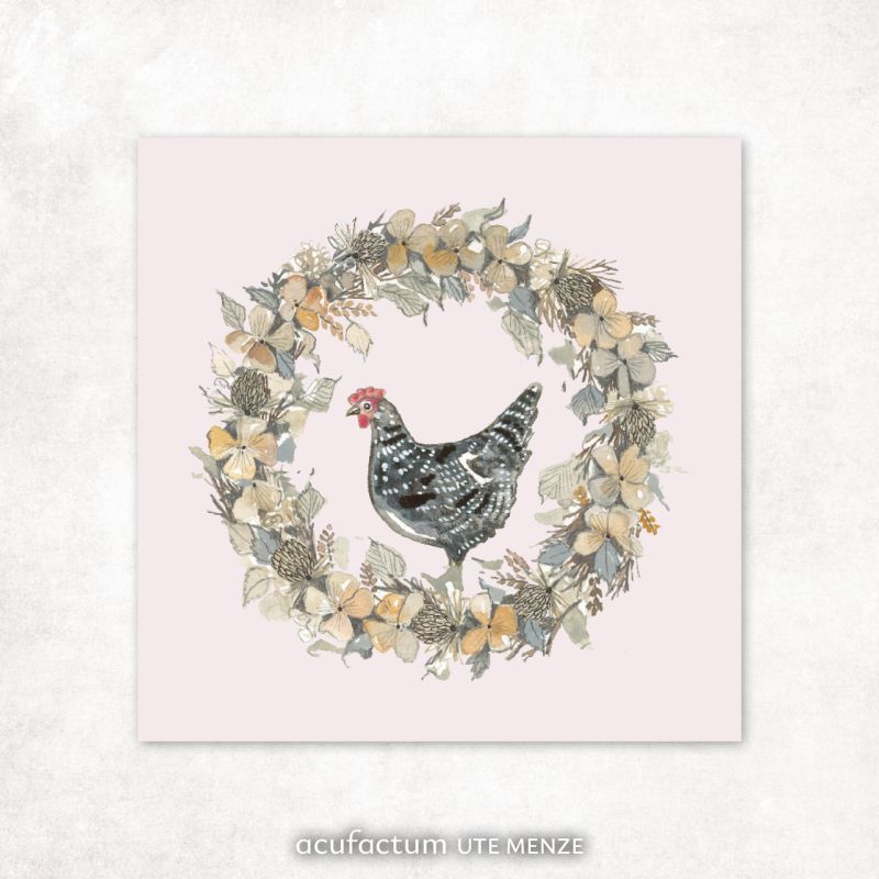 Patch Huhn im Glück