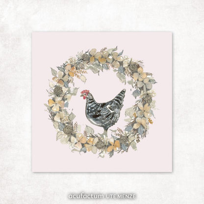 Patch Huhn im Glück