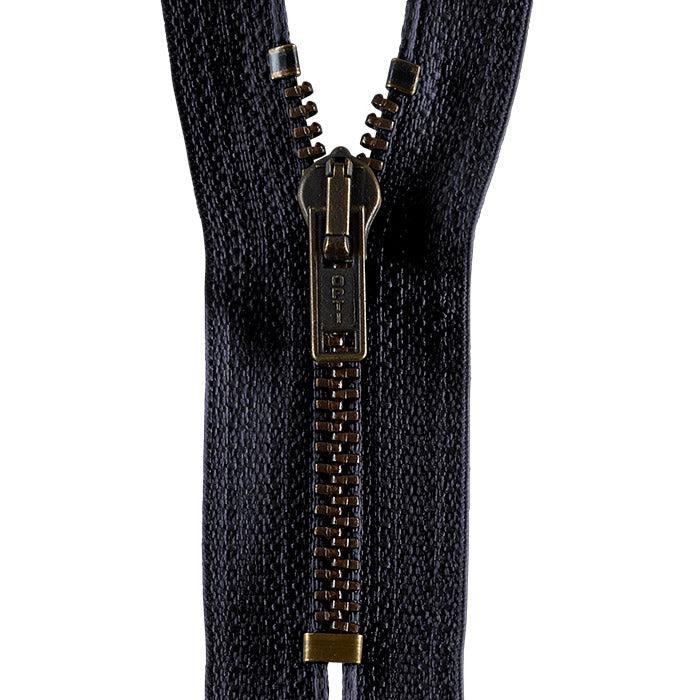 Hosenreißverschluss M40 Werra Antik Gold 16cm