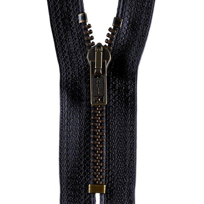 Hosenreißverschluss M40 Werra Antik Gold 16cm