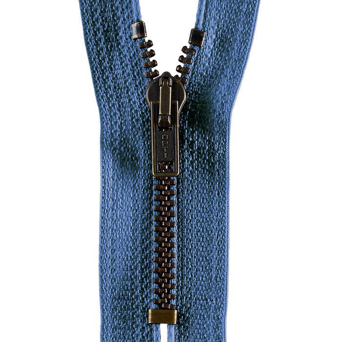 Hosenreißverschluss M40 Werra Antik Gold 16cm